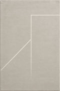 Tapis scandinave gris Nordö — coloris Gris colombe, vu de dessus